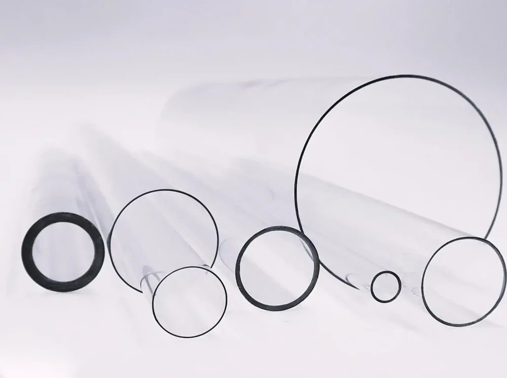 لوله شفاف pvc شیشه ای